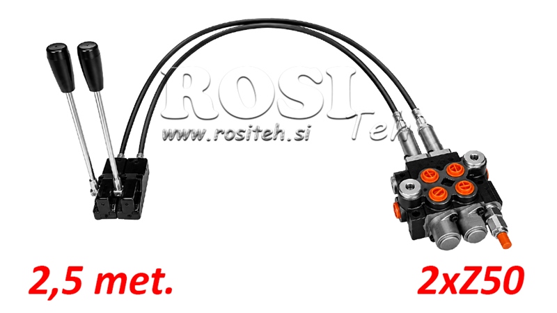 KIT 2xZ50 + JOYSTICK 1 POSICIÓN L2500