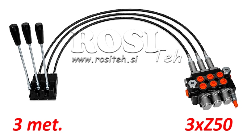 KIT 3xZ80 + JOYSTICK 1 POSICIÓN L3000