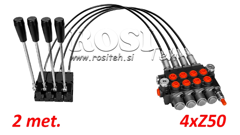 KIT 4xZ50 + JOYSTICK 1 POSICIÓN L2000