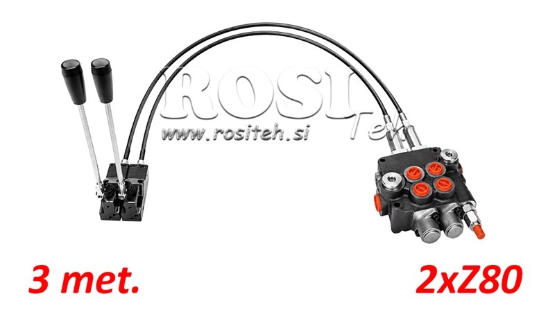 KIT 2xZ80 + JOYSTICK 1 POSICIÓN L3000