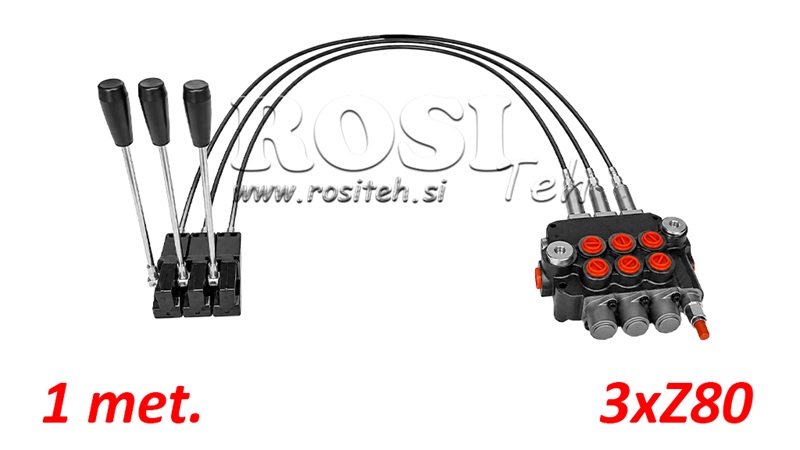 KIT 3xZ80 + JOYSTICK 1 POSICIÓN L1000