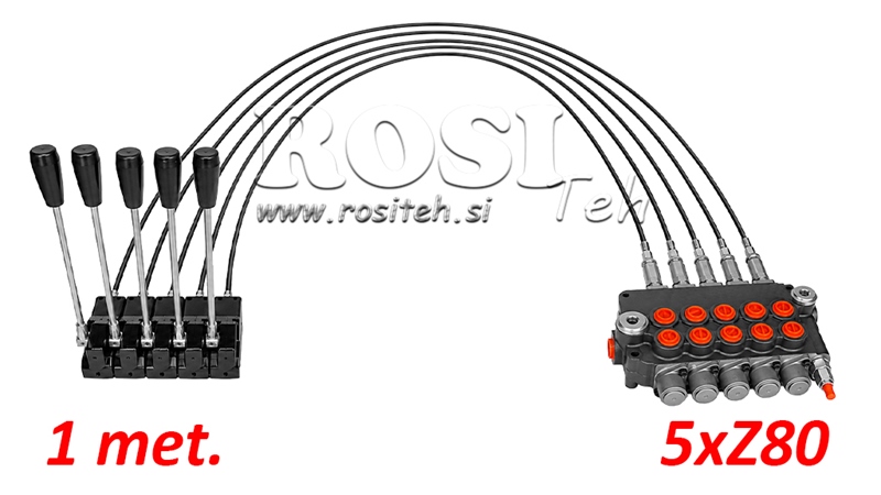 KIT 5xZ80 + JOYSTICK 1 POSICIÓN L1000