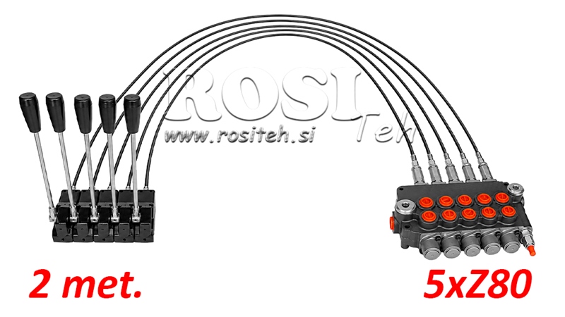 KIT 5xZ80 + JOYSTICK 1 POSICIÓN L2000