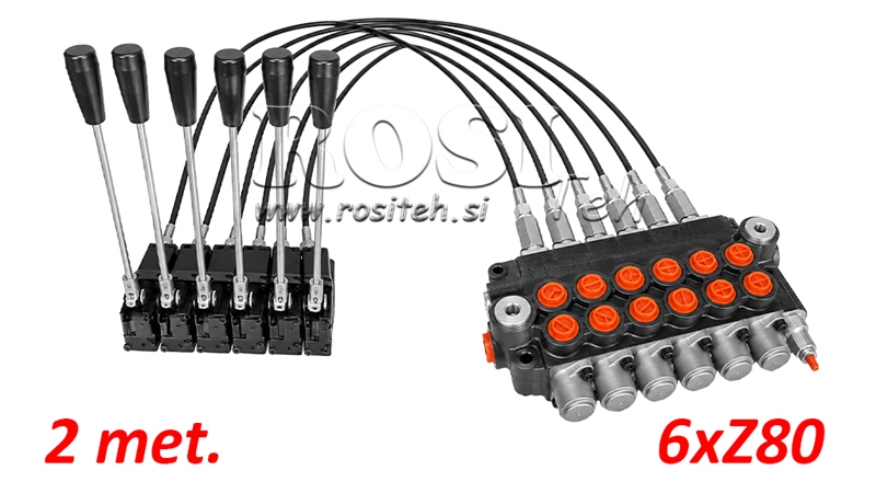 KIT 6xZ80 + JOYSTICK 1 POSICIÓN L2000
