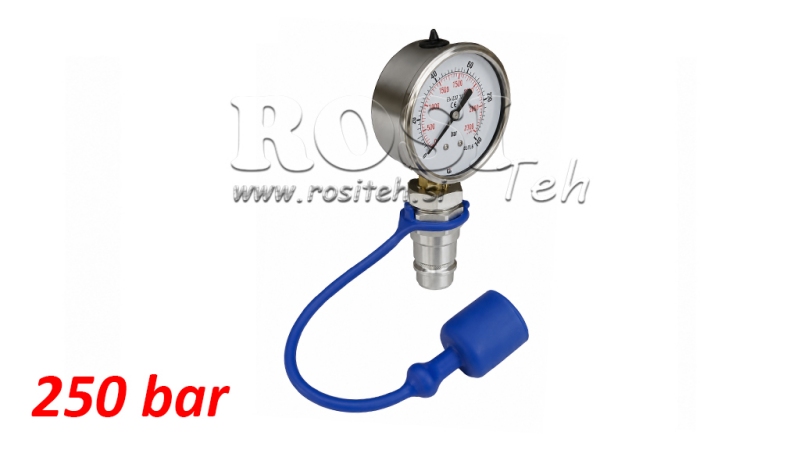 JUEGO DE MEDICIÓN PARA TRACTOR RECTO 0 - 250 BAR