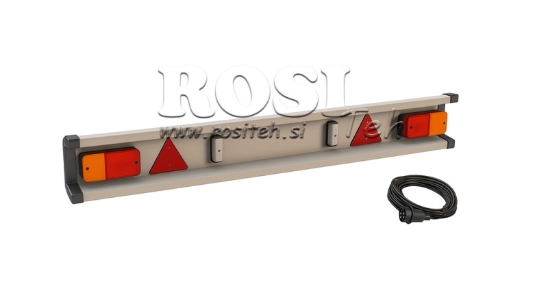 BARA DE REMORQUE AVEC LUMIÈRES 2150mm