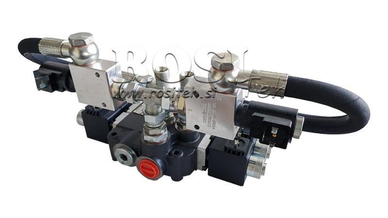 VÁLVULA HIDRÁULICA 2xZ80 12V CC CON FUNCIÓN DE FLOTEO