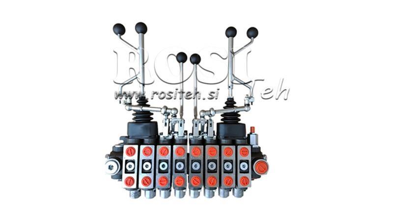 HYDRAULICKÝ VENTIL HIAB 8xPC70 2X EURO JOYSTICK 3 POS