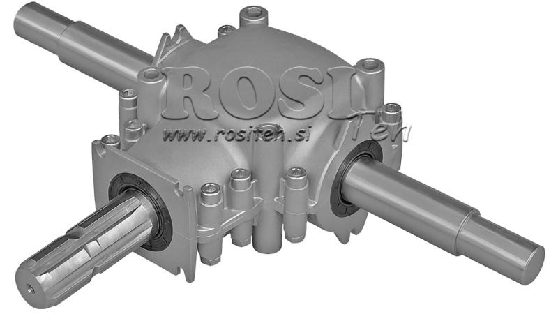 CAJA DE ENGRANAJES ANGULAR DOBLE EJE 1:1.14 (16.5HP-12KW)