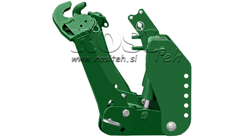 ELEVADOR FRONTAL UNIVERSAL PARA TRACTOR CAT. 2 1500KG - VERDE (RAL 6001)