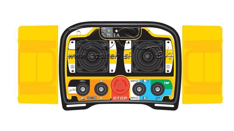 RADIO DIAĽKOVÉ OVLÁDANIE - PROPORCIONÁLNE - ZEUS2 B2 10015 Štandard