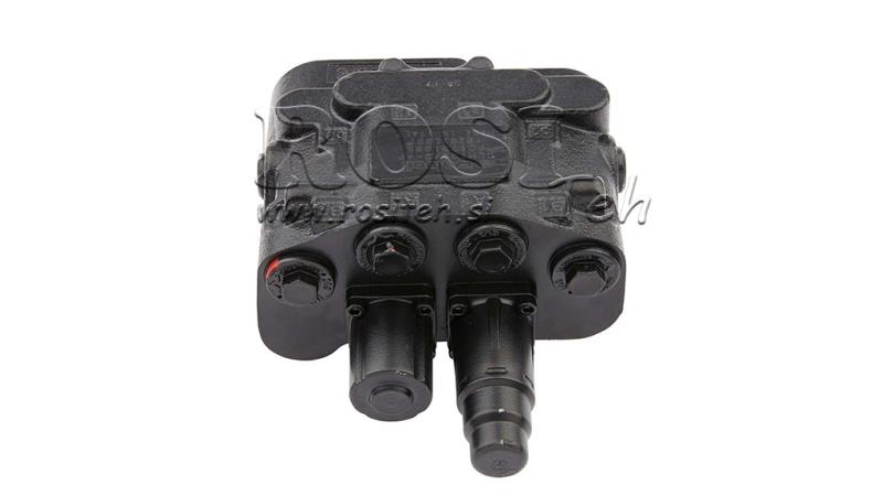 VÁLVULA DE CONTROL HIDRÁULICO DLM-122/2 2xP80 L/min DETECCIÓN DE CARGA CON FUNCIÓN DE FLOTE