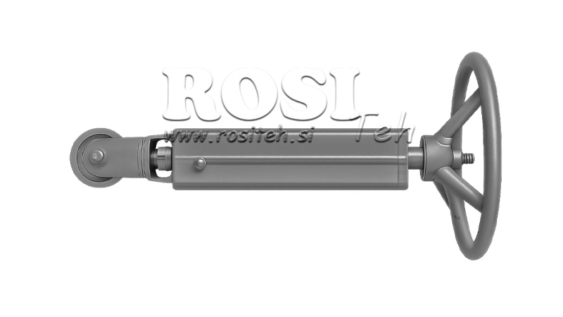 TENSOR DE CABLE CON RUEDA PARA FRENOS DE MANO DE REMOLQUE CON POLEA