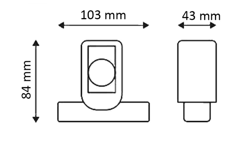 LUZ LATERAL LED PARA REMOLQUES (CUADRADA) – BLANCO – NARANJA – ROJO