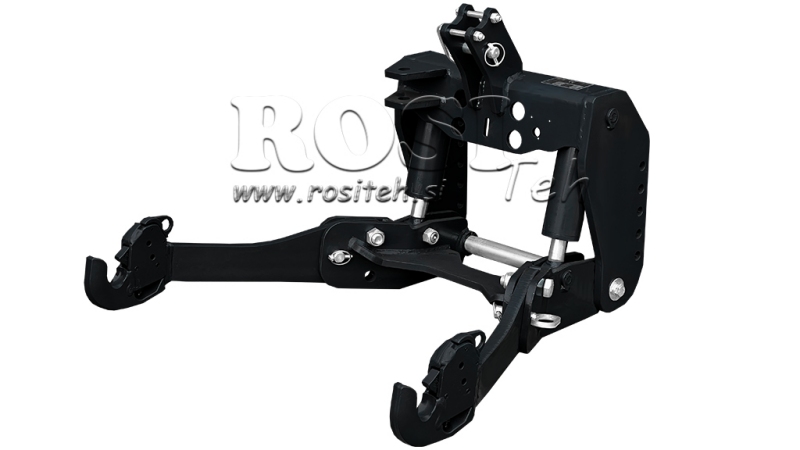 ELEVADOR FRONTAL UNIVERSAL PARA TRACTOR CAT. 2 1500KG NEGRO (RAL 9005)