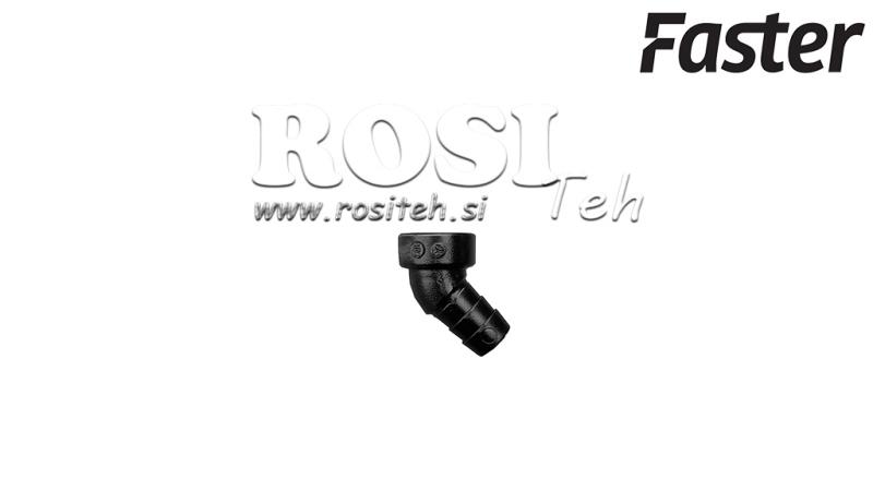 CONEXIÓN DE TUBO A 45° PARA COLECTOR DE ACEITE TARV