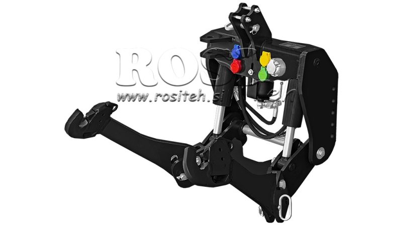 ELEVADOR FRONTAL UNIVERSAL PARA TRACTOR CAT. 2 1500KG NEGRO (RAL 9005)