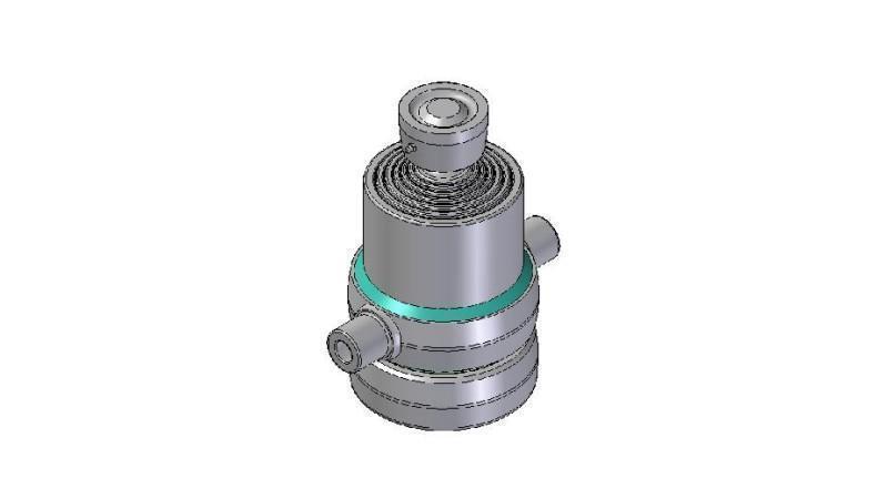 6017S -CILINDRO TELESCÓPICO ESTÁNDAR/BOLA 6 ETAPAS RECORRIDO 985 DIÁMETRO 170