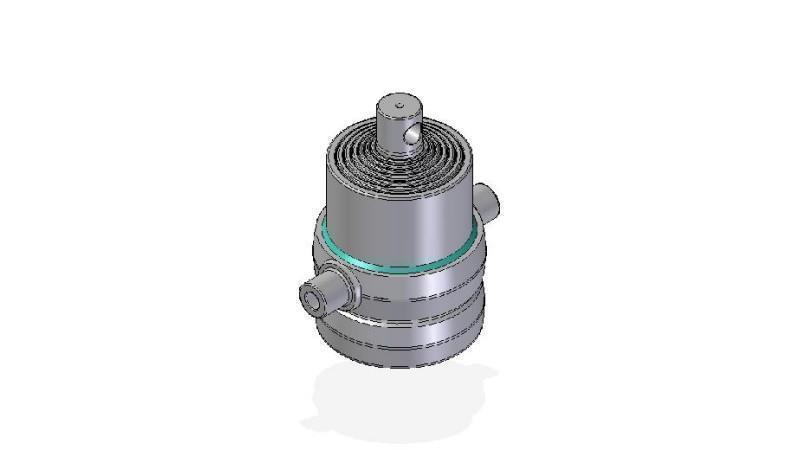 7016F -TELESCOPICKÝ VALEC ŠTANDARD/DIERA 7 STUPNE ZDVIHU 1345 FI 190