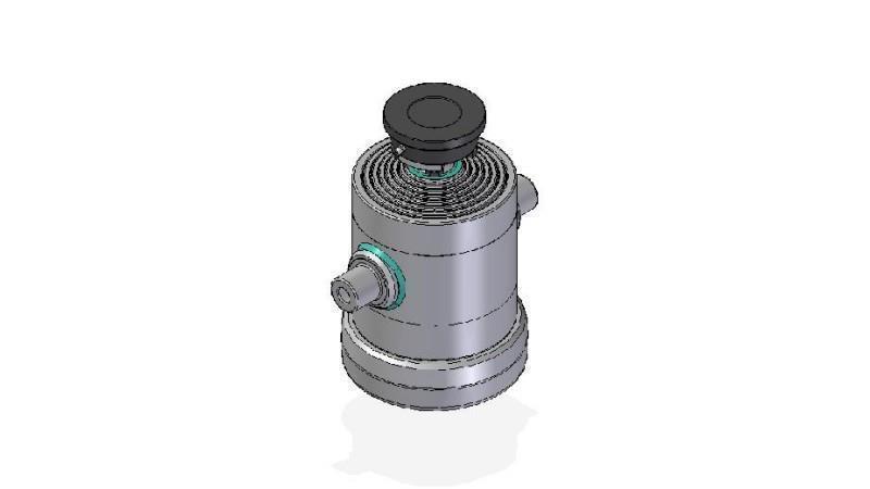 7029S -CILINDRO TELESCÓPICO ESTÁNDAR/BOLA 7 ETAPAS RECORRIDO 1492 DIÁMETRO 240