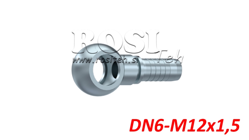 YEUX DE RACCORDEMENT HYDRAULIQUE DN6-M12X1,5