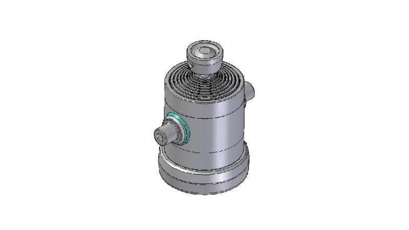 9010S -TELESCOPISK CYLINDER STANDARD/BALL 9 TRIN REJSE 2120 DIAMETER 240