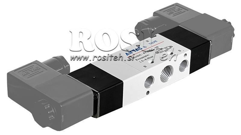 VÁLVULA ELECTROPNEUMÁTICA 5/3 BISTABLE 1/4 PRT-0853-FCC