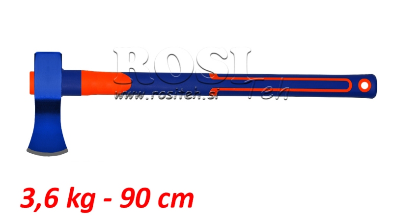 HACHA PARA PARTIR LEÑA CON MANGO DE CARBONO - A621 3,6 kg - 90 cm