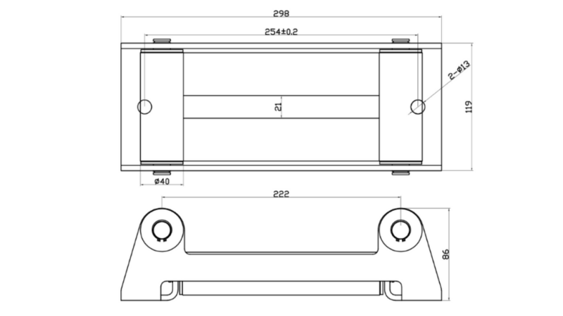 12 V CABRESTANTE ELÉCTRICO RS-12000 - 5440 kg - CUERDA SINTÉTICA - ECO