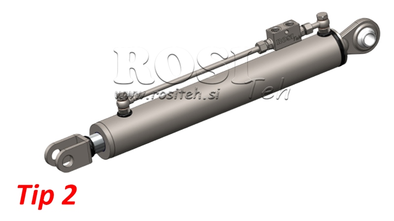 TENSOR VERTICAL HIDRAULICO ADAPTABLE PARA TRACTOR - CASE-IH 80/40MIN.550 TIPO (2) Φ 25/25