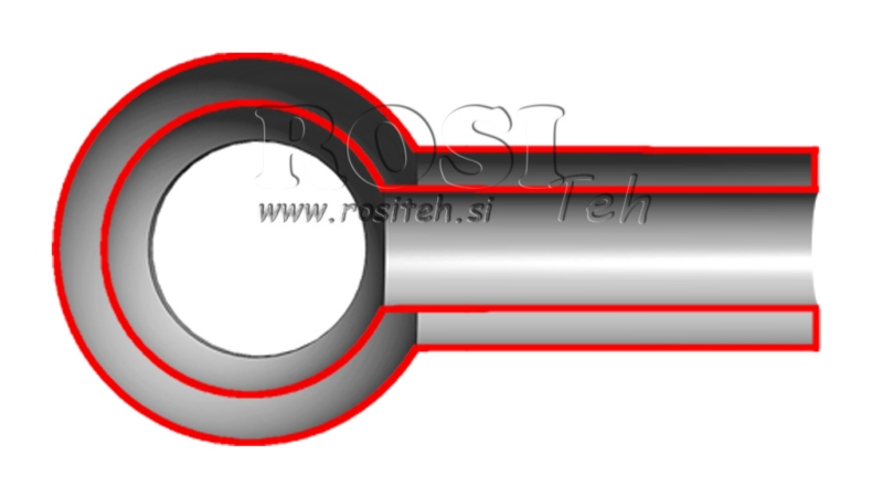 KOVINSKA CEV BANJO 1/4 40mm