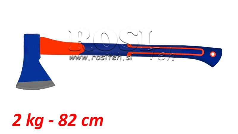 SEKERA S KARBONOVOU RUKOJETÍ - 2 kg - 82 cm