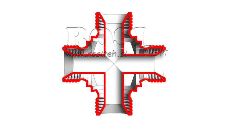 CROSS HOMBRE BSP T HIDRÁULICO 3/8