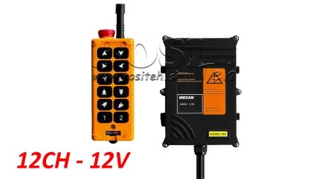 CONTROLADOR DE RADIO 12CH - 12V