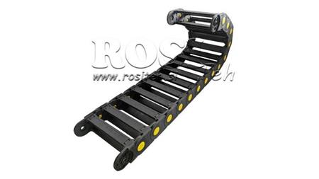 CADENA GUÍA PARA MANGUERAS HIDRÁULICAS CK40a (altura 40mm-ancho 200mm)