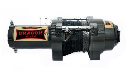 12 V ELEKTRISCHER WINSCH DWH 3500 HD - 1588 kg - KUNSTSTOFFSEIL