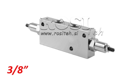 VALVE D'EQUILIBRAGE DOUBLE 3/8