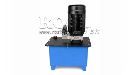 MINI UNIDAD DE POTENCIA HIDRÁULICA 380V AC (4 kW) - 8 cc - 12 lit/min - tanque 25 lit
