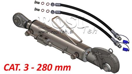 HYDRAULICKÝ TRETÍ BOD AUTOMATICKÝ - CAT. 3 - 80/40-280 (90-210 HP) (25,4 mm)