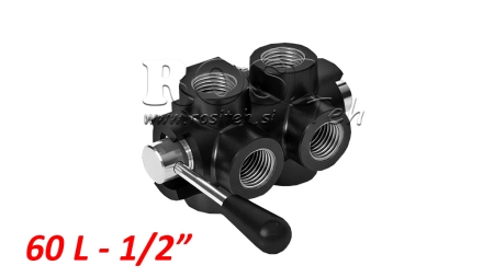 MANUAL VÁLVULA DE 6 PUERTOS DF 1/2 - 60LIT