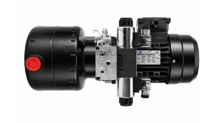 MINI HYDRAULIKAGGREGAT 380V AC (0,75 kW) - 3,7 cc - 5,2 lit/min - Tank 4 lit