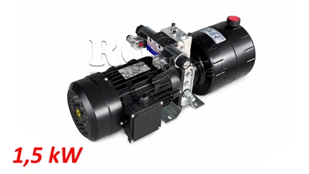 MINI HYDRAULICKÁ JEDNOTKA 380V AC (1.5 kW) - 5.8 cc - 8.2 lit/min - nádrž 6 lit