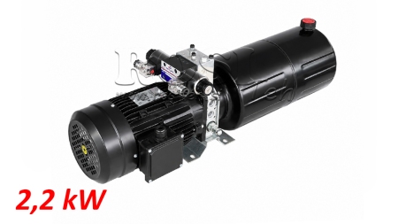 MINI UNIDAD DE POTENCIA HIDRÁULICA 380V AC (2.2 kW) - 8.0 cc - 11.2 lit/min - tanque 12 lit