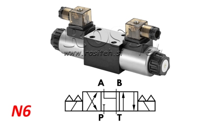 DISTRIBUTEUR HYDRAULIQUE ÉLECTROMAGNÉTIQUE KV-4/3 CETOP 3 N6