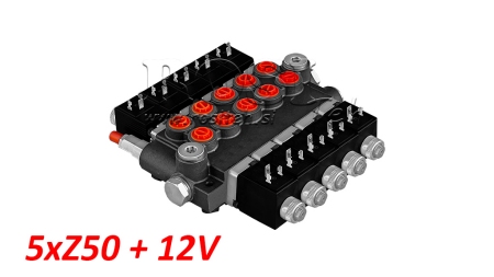 VÁLVULA HIDRÁULICA 5XZ50+12V DC