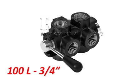 MANUAL VÁLVULA DE 6 VÍAS DF 3/4 - 100LIT