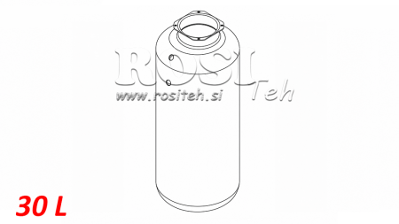 REZERVOAR KOVINSKI ROLL PP 30 LITER HORIZONTAL-VERTICAL