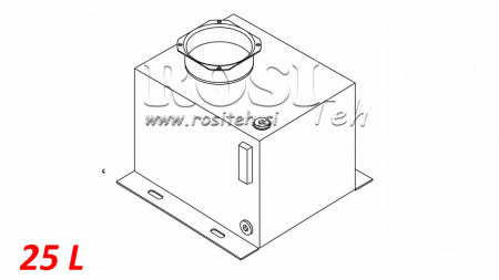 REZERVOAR KOVINSKI BOX PP 25 LITER HORZIONTAL-VERTICAL