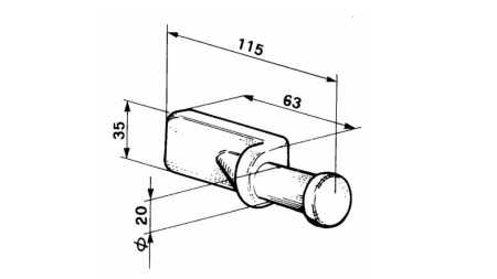 KEIL FÜR BORDWANDVERSCHLUSS TYP MAROTTA - MÄNLICH