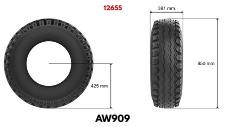 15.0/55-17 PNEUMÁTICO AW909 14PL